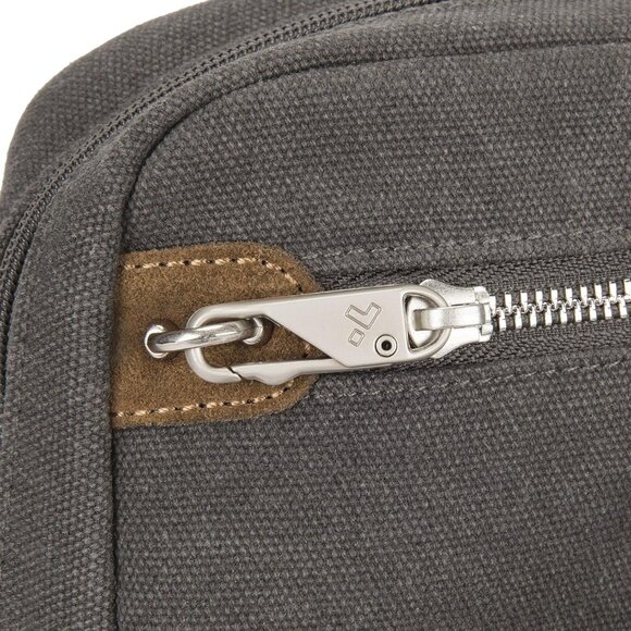 Heritage Tour Bag Cotton Canvas Suede Anti-Theft RFID Pockets Unisex - Picture 7 of 10
